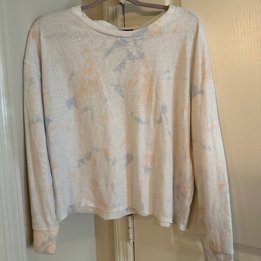 Splendid tie die sweater/top